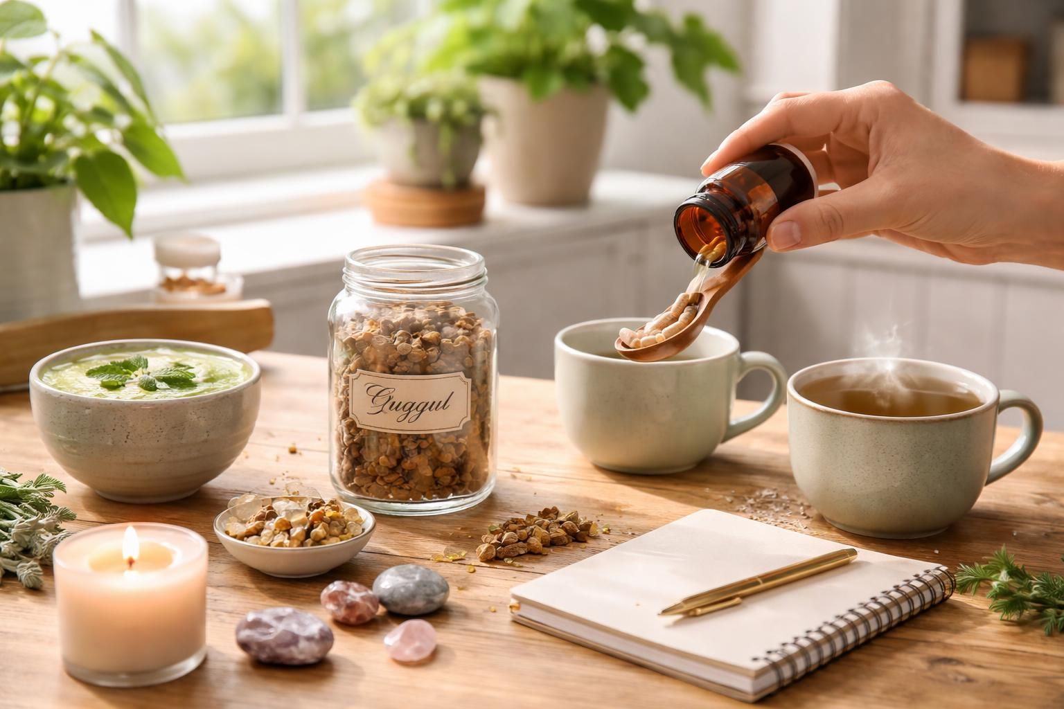 découvrez comment intégrer le guggul dans votre routine de bien-être pour profiter de ses bienfaits naturels et améliorer votre santé au quotidien.