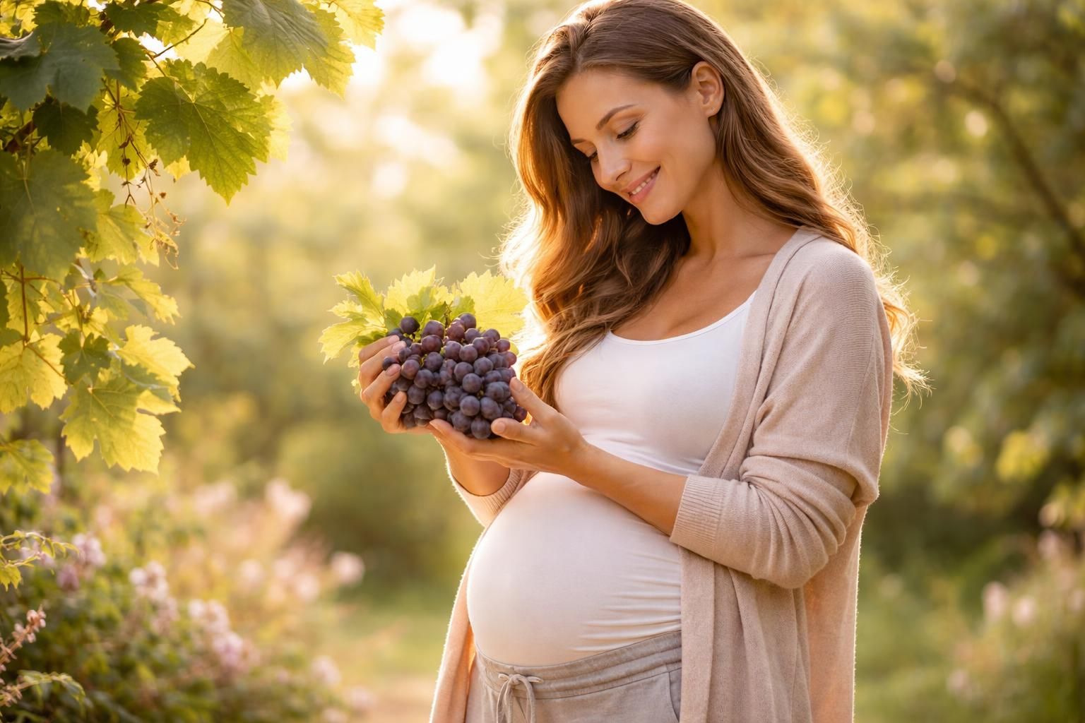 découvrez les bienfaits des propriétés antioxydantes du raisin pour la santé de la femme enceinte et le développement optimal du bébé.