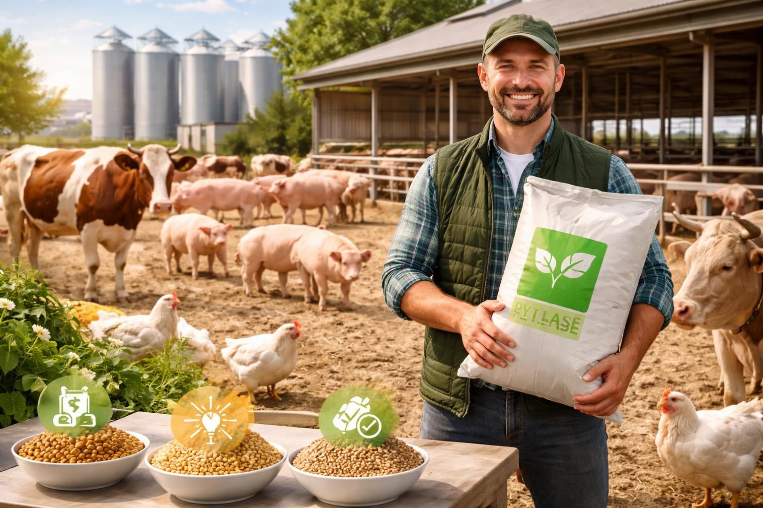 découvrez comment l'utilisation de la phytase dans l'alimentation animale peut réduire les coûts tout en améliorant l'efficacité nutritionnelle, une stratégie gagnante pour les éleveurs.