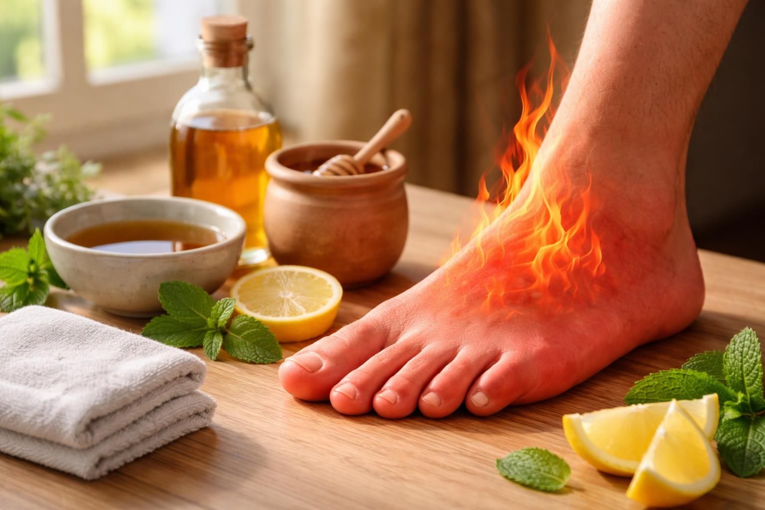 découvrez les remèdes de grand-mère efficaces pour soulager un pied qui brûle grâce à des soins maison naturels et apaisants.